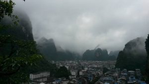 Overlooking Yangshuo, Guilin, China