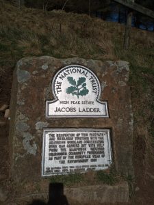 Jacob's Ladder Sign, Start of Climb