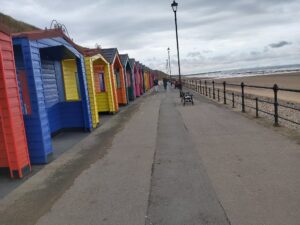 Saltburn Beach Huts, Promenade