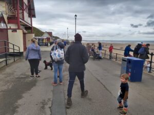 Walking Pier, Saltburn Beach, Saltburn By The Sea