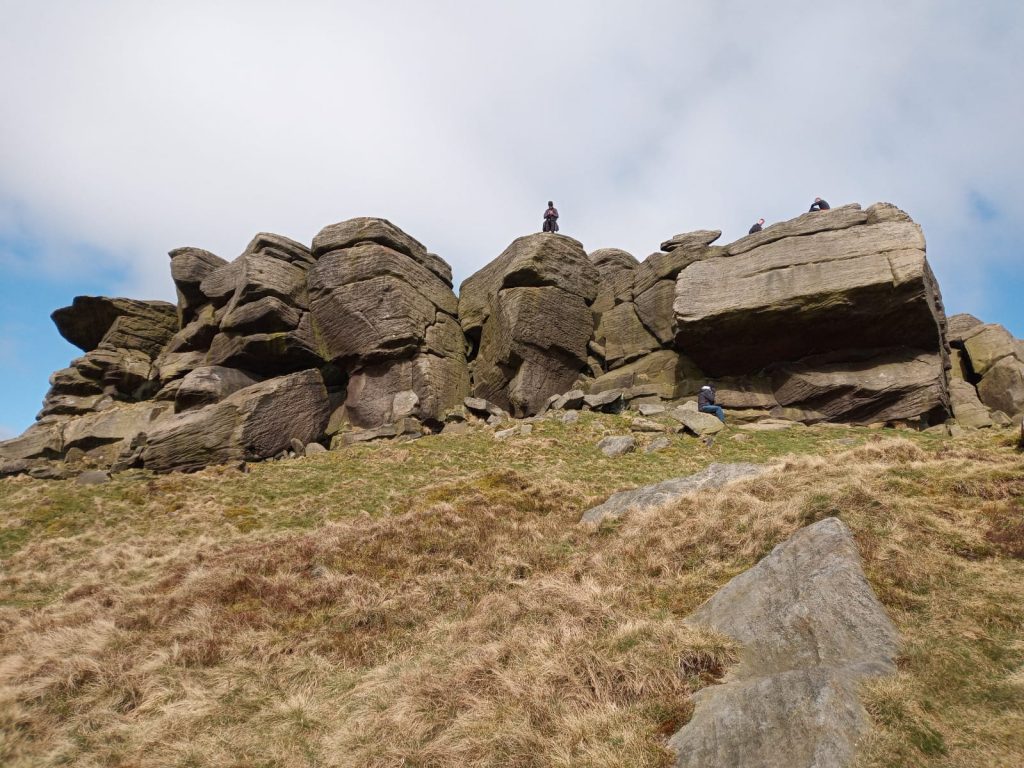 Edale Rocks, Top of Kinder Scout via Jacob's Ladder