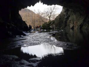 Rydal Caves, Inside, Views