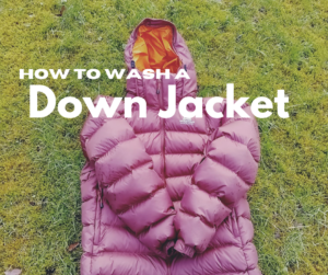 How To Wash A Down Jacket Guide, Picture of Red Down Jacket
