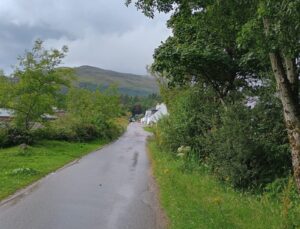 Glenfinnan to Inverie Walk - final stretch to The Old Forge.