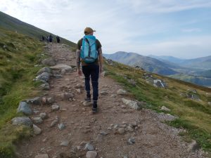 Hiking Ben Nevis, Scotland, Fort William, Walking