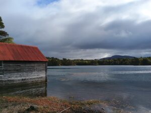 Loch Vaa Boathouse Walk, Cairngorms National Park near Aviemore