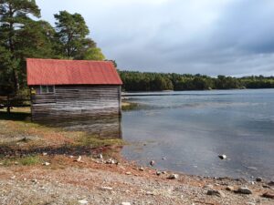 Loch Vaa Wooden Fishing Boathouse