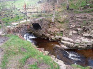 Lumb Hole Falls Bridge, Hebden Bridge Waterfall