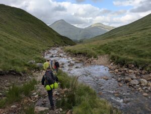 Old Forge Hike, Glenfinnan to Inverie - River Crossing
