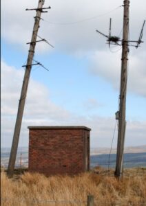 The old rediffusion station where the Singing Ringing Tree was built, Burnley