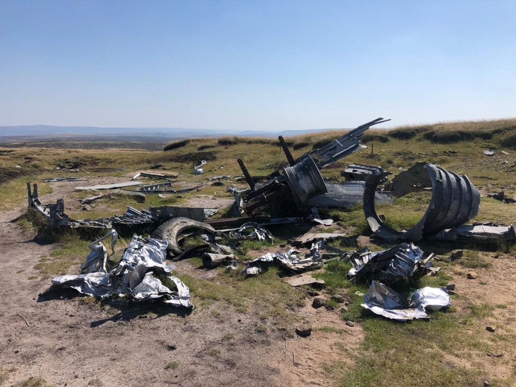 The Bleaklow Plane Crash Site, Peak District, Manchester, Glossop