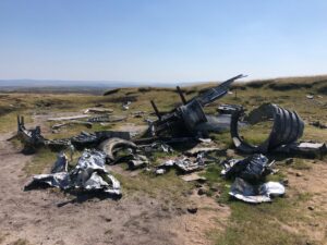 Bleaklow Bomber, Glossop, Peak District
