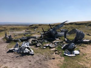 Bleaklow Bomber Plane Crash Site, Glossop, Snake's Pass