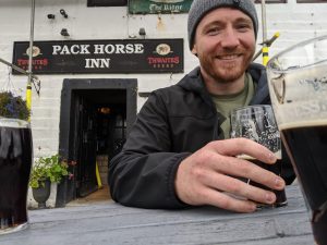 Pack Horse Inn, Guiness, Burnley to Hebden Walk