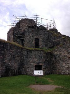 old inverlochy castle, ruins Fort William, Scotland
