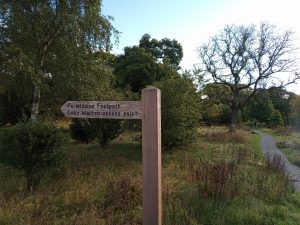 Simon's Seat Walk from Barden Bridge, Coney Warren Signpost