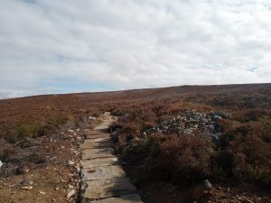 Simons' Seat walk, hill climb