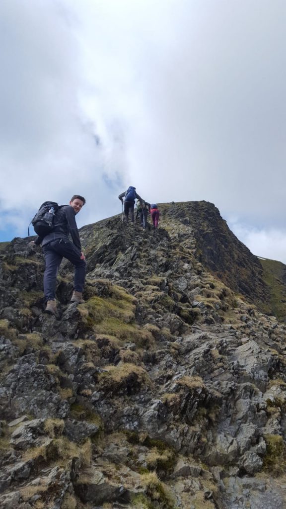 Outdoor Hobby, Scrambling, Lake District Scrambles, Blencathra via Sharp Edge