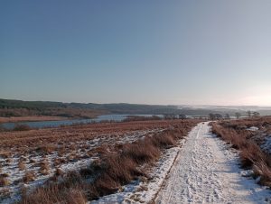 Stocks Reservoir walk in the snow
