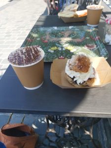 Waterhead Coffee Shop, Blueberry Scone & Coffee