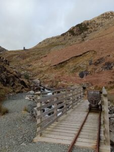 Bridge leading to the Coniston Coppermine Waterfall