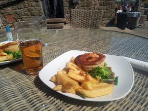 Pie and an ale from Shireburn Arms in Hurst Green