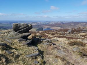 Top of Kinder Scout, Overlooking Kinder Reservoir