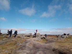 Kinder Scout Low trig point, Up Jacob's Ladder, Trig Pillar