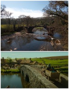 Comparison of Cromwell Bridge to the Shire Bridge seen in Lord of the Rings